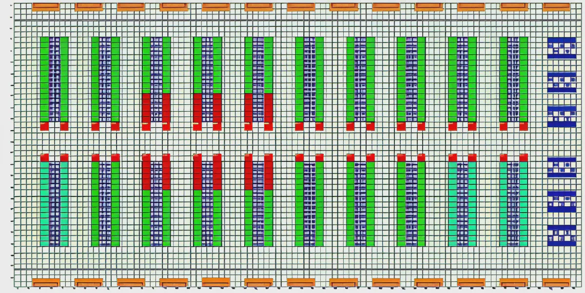 In the first modified design, the high density racks are distributed among 12 rows with positions near the center aisle where the flow from the supply plenum is strongest